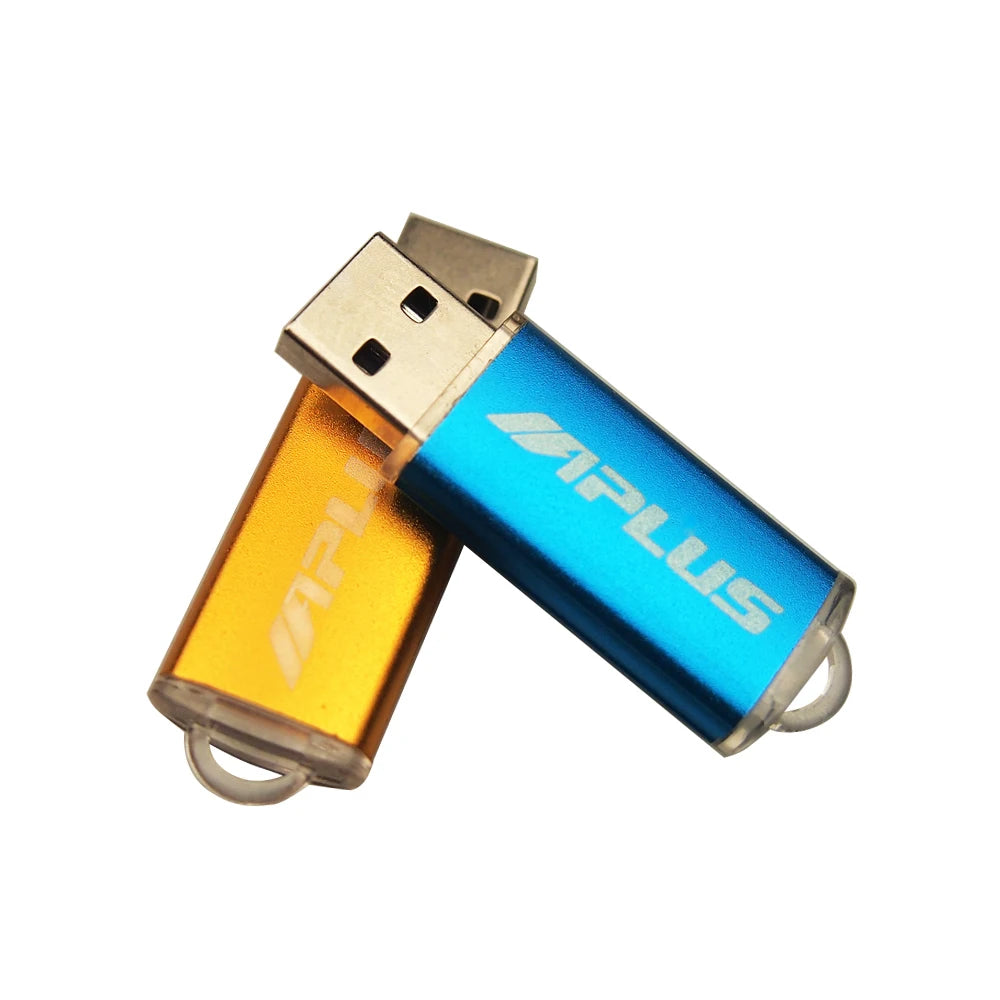 (over 10pcs Free Logo)High Speed Colorful Usb Flash Drive 2.0 Metal Pendrive 32gb 16gb 1gb 64gb Photography Gifts Memory Disk